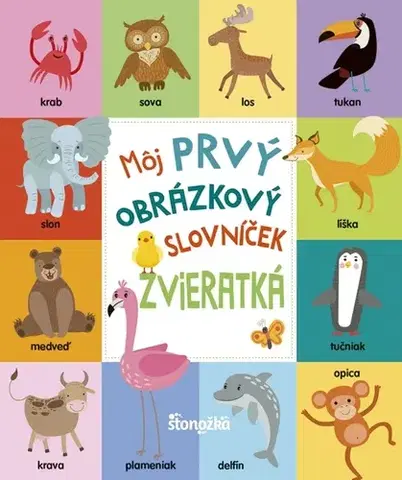 Leporelá, krabičky, puzzle knihy Môj prvý obrázkový slovníček: Zvieratká