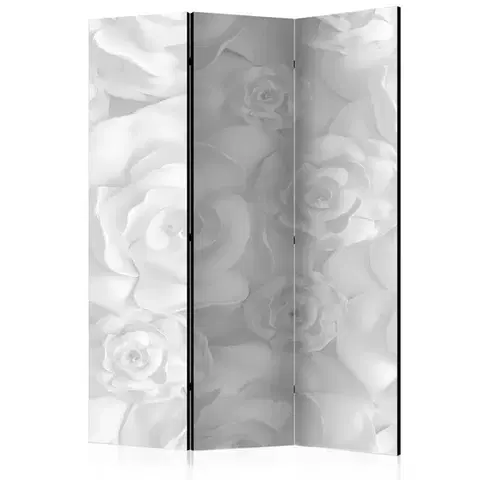 Paravány Paraván Plaster Flowers Dekorhome