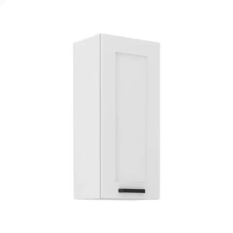Kuchynské skrinky visiace Kuchynská skrinka LUNA biely mat/biely  40g-90 1f