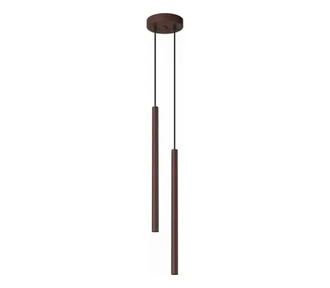 Svietidlá  SL.2146 - Luster na lankách PASTELO 2xG9/8W/230V hnedá SL.2146
