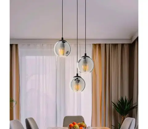 Svietidlá Eglo 98653 - Luster na lanku ARISCANI 3xE27/40W/230V 98653