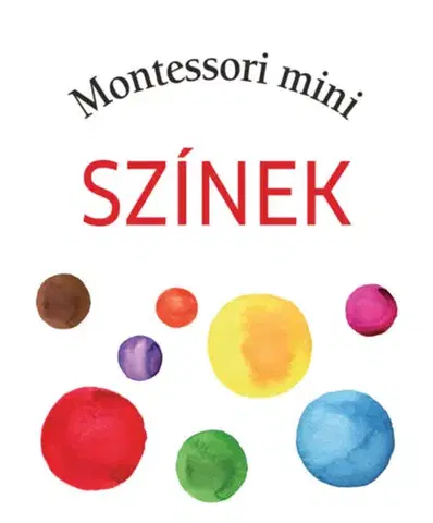 Leporelá, krabičky, puzzle knihy Montessori mini - Színek