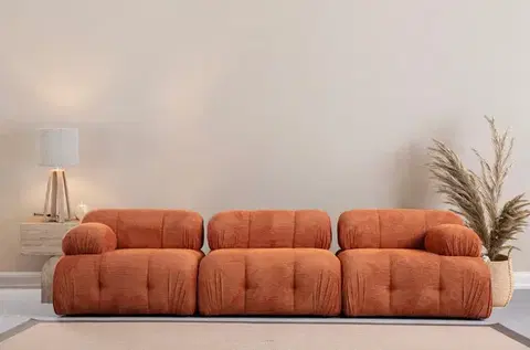 Pohovky a gauče Trojmiestna pohovka Petite 3 - Orange