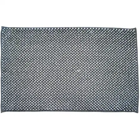 Koberčeky a rohože do kúpeľne Kúpeľňový koberček Drop Graphite 50x80 cm