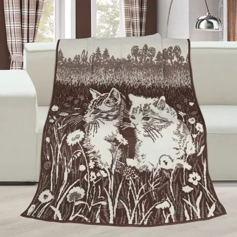 Prikrývky Bellatex Deka Karmela plus Mačiatka, 150 x 200 cm