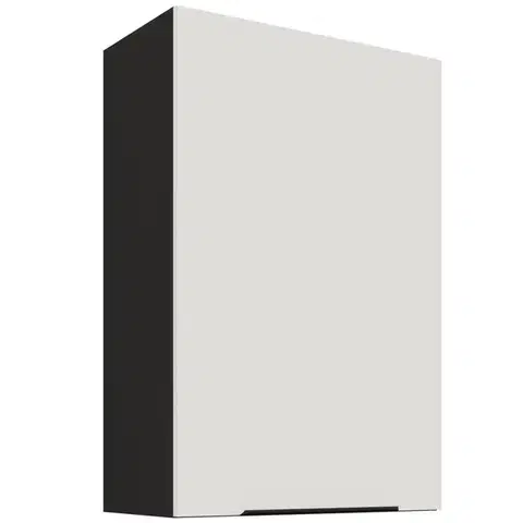 Kuchynské skrinky visiace Kuchynská skrinka Aria-WH/BL anti fingerprint 60G-90 1F