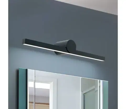 Svietidlá Orion Soff 3-584-LED Kúp. osvetlenie zrkadla BEAUTY LED/12W/230V 61cm IP54 čierna Soff 3-584 schwarz