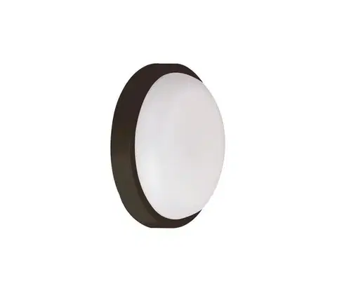 Svietidlá Eurolamp LED Vonkajšie nástenné svietidlo BULKHEAD LED/18W/230V 3000K IP54 čierna 145-20031
