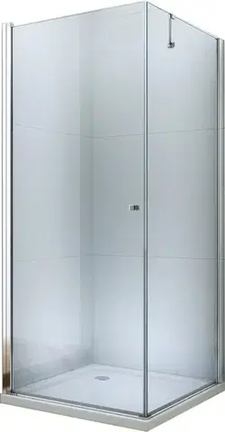 Sprchovacie kúty MEXEN/S - PRETORIA sprchovací kút 80x80, transparent, chróm 852-080-080-01-00