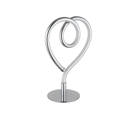 Lampy Globo 28054C - LED Stolná lampa AMORE LED/6W/230V lesklý chróm 28054C