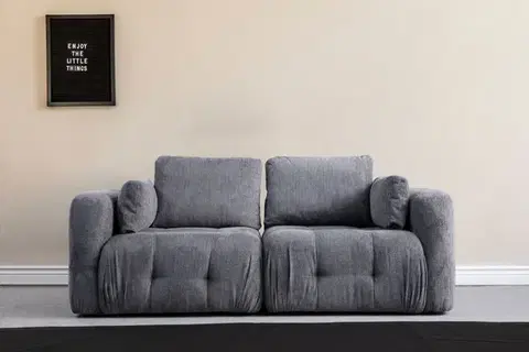 Pohovky a gauče Dvojmiestna pohovka Amaris 2 Seater - Grey