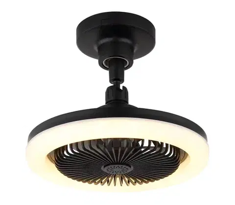 Ventilátory Globo 03680S - stmievateľný LED stropný látor LIDEA LED/20W/230V 3000-6500K čierny + diaľkové ovládanie 03680S