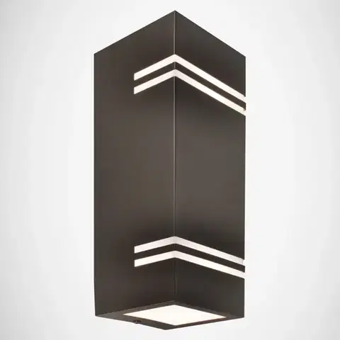 Vonkajšie moderné svietidlá Záhradná nástenná lampa  Ogr Keler 3018 Gu10 Inox K2
