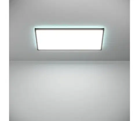 Svietidlá Eglo 901469-LED RGBW St. kúpeľ. svietidlo ROVITO-Z 17,2W/230V 30x57cm IP44 čierna 901469