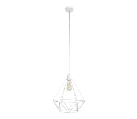 Svietidlá  Luster KARO LARGE 1xE27/15W/230V biela W-KM 1322/1 WT