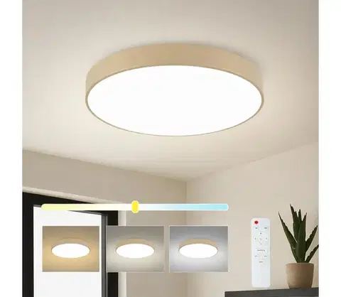 Svietidlá BRILAGI - LED stmievateľné svietidlo POOL LED/60W/230V 3000-6000K priemer 60 cm béžové + diaľkový ovládač BRI560