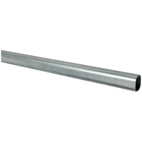 Príslušenstvo k nábytku Oválna tyč 1200 mm pozink. biela