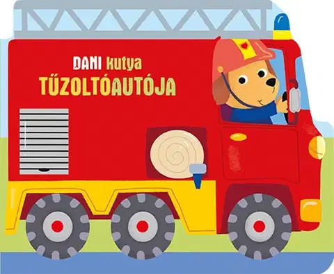 Leporelá, krabičky, puzzle knihy Dani kutya tűzoltóautója