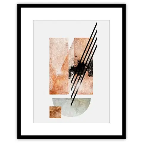 Obrazy Obraz Abstract II 40x50cm copper