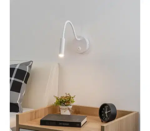 Svietidlá BRILAGI - LED Stmievateľná flexibilná nástenná lampa MAYA 1xG9/4W/230V biela BRI086