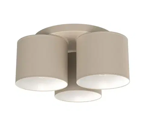 Svietidlá  Stropné svietidlo ARDEN 3xE27/15W/230V pr. 30 cm béžová 4234