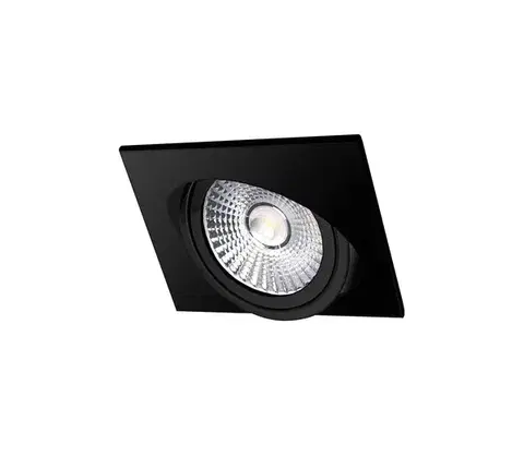 Svietidlá  LED Podhľadové svietidlo LED/6W/230V 3000K 8,5x8,5 cm čierna PN14100052