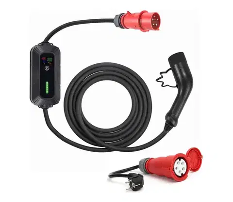 Predlžovacie káble  Nabíjacia stanica pre elektromobily typu 2 7 m 22kW 16A IP55 EV_PPC7M22