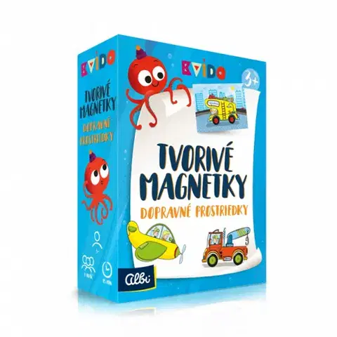 Kvído Albi Kvído: Tvorivé magnetky - Dopravné prostriedky