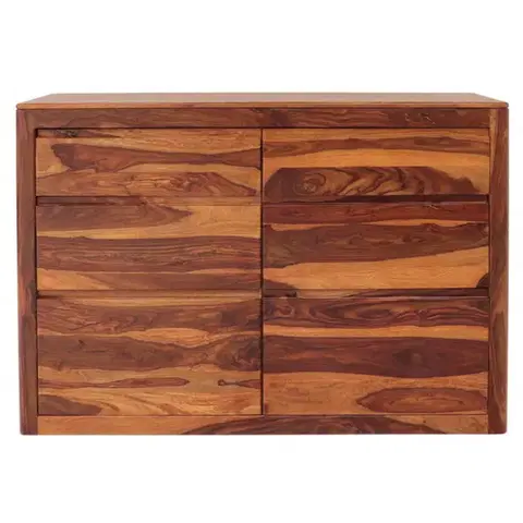 Komody Komoda Tina 140x100x45 indický masív palisander