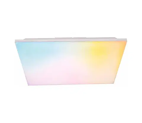 Svietidlá  LED RGBW stmievateľný panel 24 W/230 V, biely, s diaľkovým ovládaním 9A22035