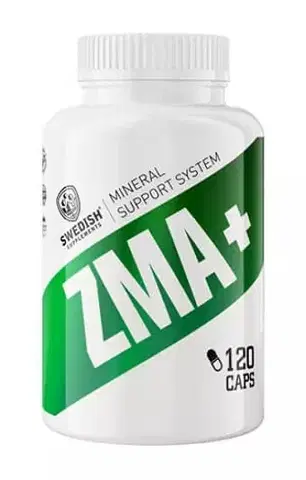 Stimulanty a energizéry ZMA+ - Swedish Supplements 120 kaps.