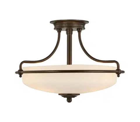 Svietidlá Elstead QZ-GRIFFIN-SFS-PN - Prisadený luster GRIFFIN 3xE27/100W/230V bronz QZ-GRIFFIN-SFS-PN
