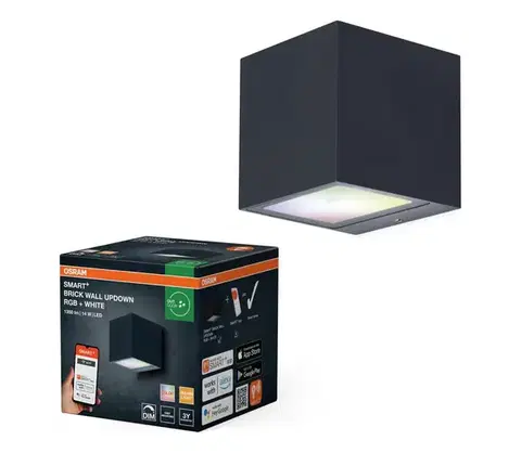 Svietidlá Osram - LED RGBW stmievateľné vonkajšie nástenné svietidlo SMART+ BRICK LED/14W/230V IP44 Wi-Fi 4099854474729