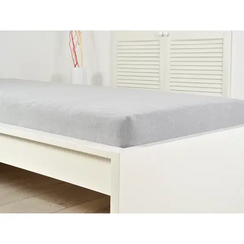 Prestieradlá Prestieradlo jersey IDEAL 90x200 sivé