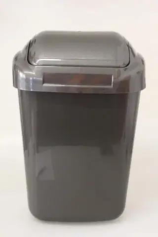Koše odpadkové PLAFOR - Kôš odpadkový 30L STANDART s výklopným vekom, grafit