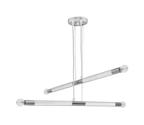 Svietidlá  Luster na lanku BASTONE WHITE 4xE14/40W/230V MLP6567