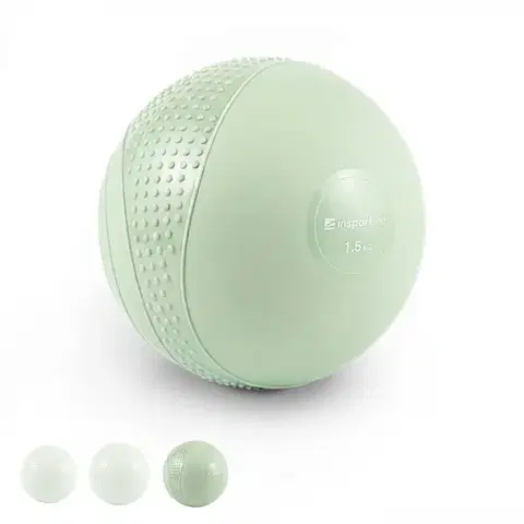 Medicinbaly Mini medicinbal inSPORTline Sendelar 12cm/1,5kg béžová