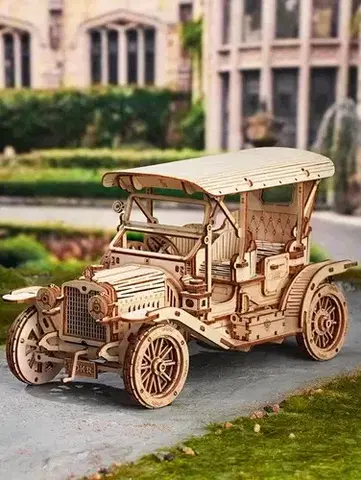 3D puzzle 3D Creative Drevené 3D puzzle Historické auto