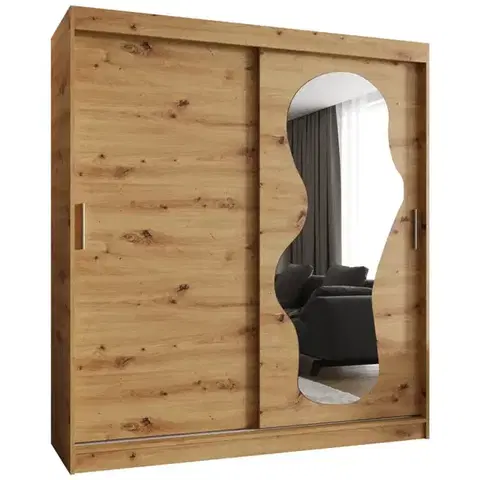 Šatníkové skrine Skriňa Ultra 180 artisan