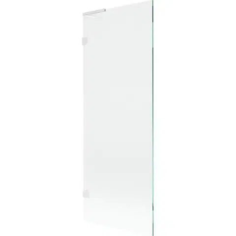 Sprchové dvere MEXEN/S - Lunar L vaňová zástena FIX 70 x 150, transparent, biela 897L-070-000-20-00