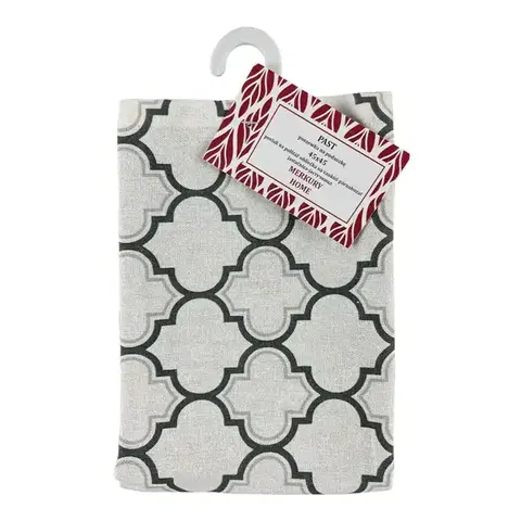 Bytový textil Obliečka na vankúš PAST tmavosivá 45x45