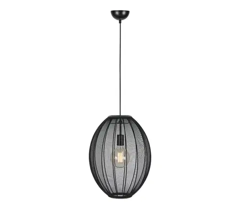 Svietidlá Markslöjd 108795 - Luster na lanku FLORENCE 1xE27/40W/230V čierna 108795
