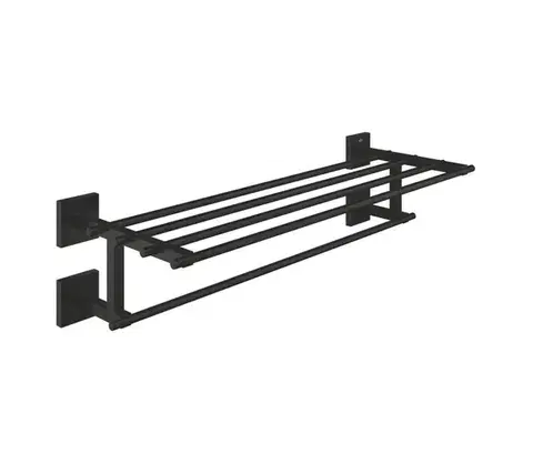 Svietidlá GROHE 410992430 - Multi-vešiak na uteráky START CUBE 600 mm čierny 410992430