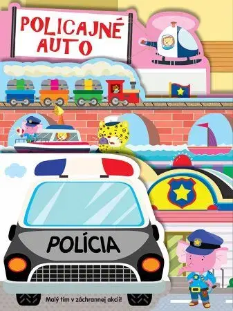 Leporelá, krabičky, puzzle knihy Policajné auto - leporelo