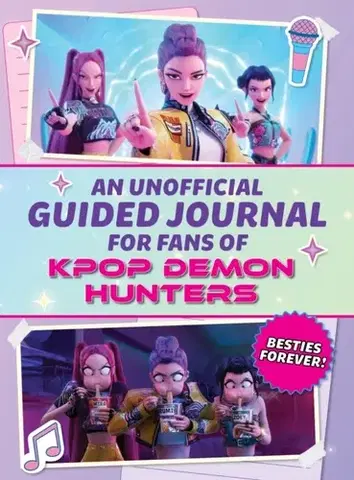 Nalepovačky, vystrihovačky, skladačky An Unofficial Guided Journal for Fans of Kpop Demon Hunters - of Media Lab Books