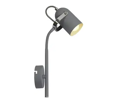 Svietidlá  Nástenné svietidlo GRAY 1xE14/40W/230V 91-66527