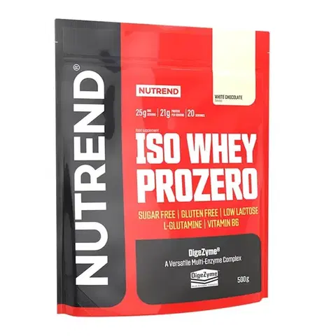 Proteíny Nutrend ISO WHEY Prozero 500 g biela čokoláda