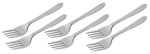 Príbory MAKRO - Vidlička dezertná 6ks, 15cm