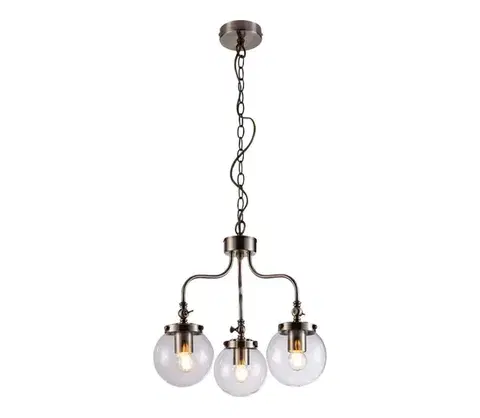 Svietidlá  Luster na reťazi BALLET 3xE27/40W/230V matný chróm 33-70869