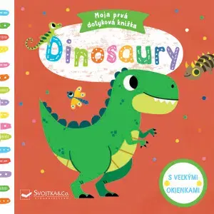 Leporelá, krabičky, puzzle knihy Dinosaury - Moja prvá dotyková knižka - Americo Tiago